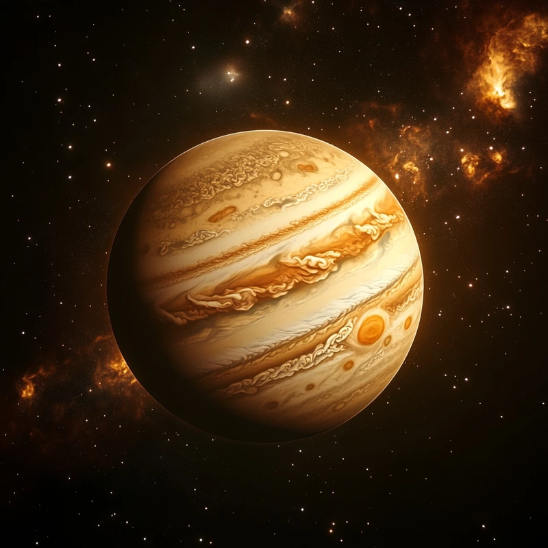 Jüpiter'in astrolojideki rolünü ve şans faktörünü keşfedin. Burçlarda Jüpiter yerleşimleri, transit dönemleri ve kariyer üzerindeki etkileri. FaldanAdam ile şansınızı yakalayın.